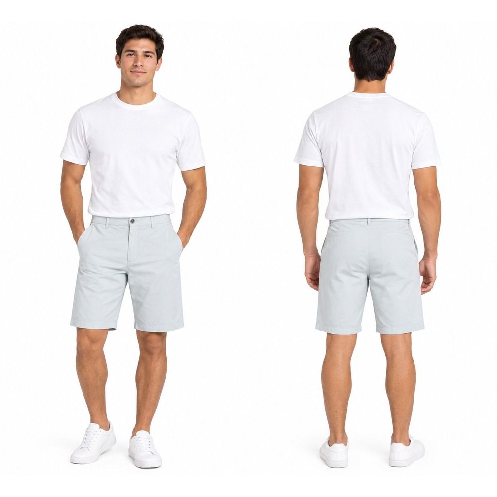 Greyson Shorts Men's 34 Blue Golf Chino Stretch Perfmce (color In Photo Lighter)